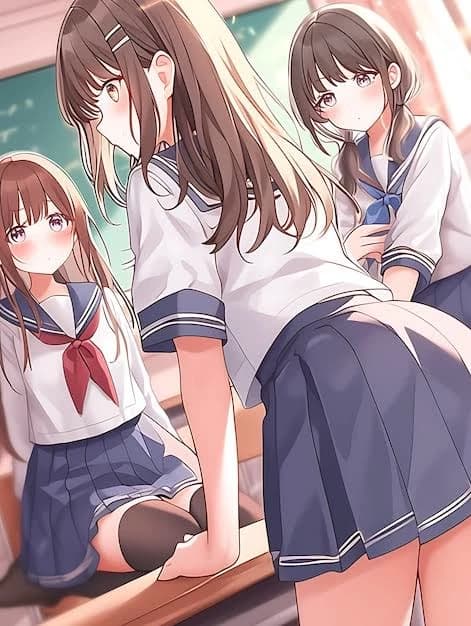 Group of disgusted girls thumbnail