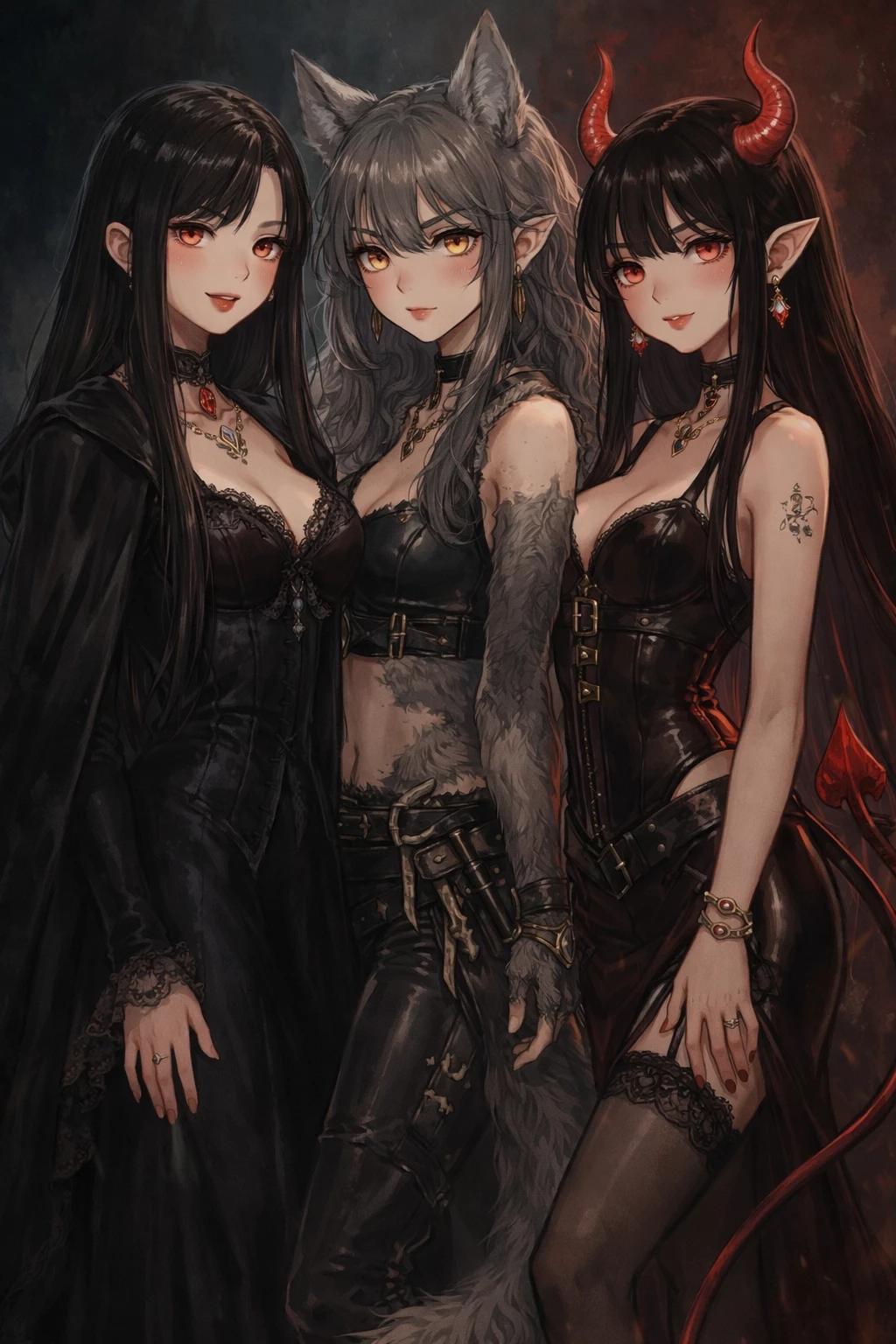 Selene, Astrid, and Lilith / Combat Maidens thumbnail