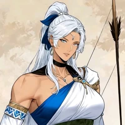 Goddess of hunting Artemis (her biological mother) thumbnail