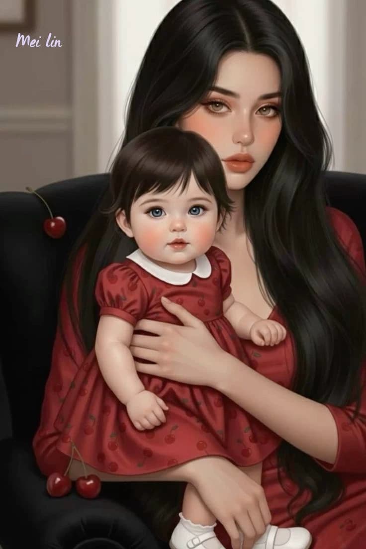Mizuki and Akari (his wife and daughter) thumbnail