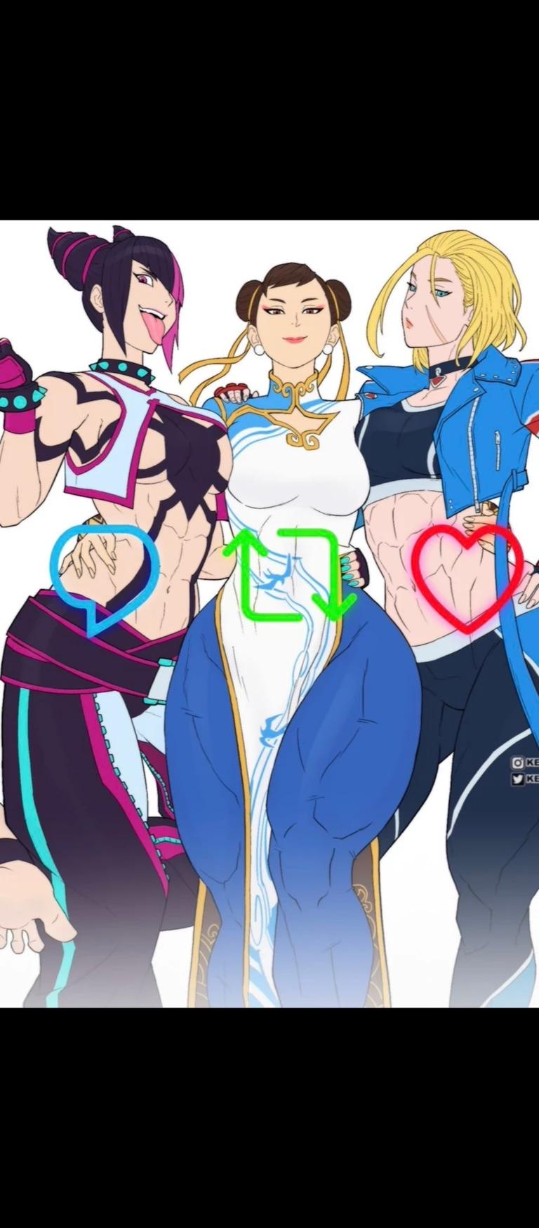 Juri, Chun-li and Cammy thumbnail