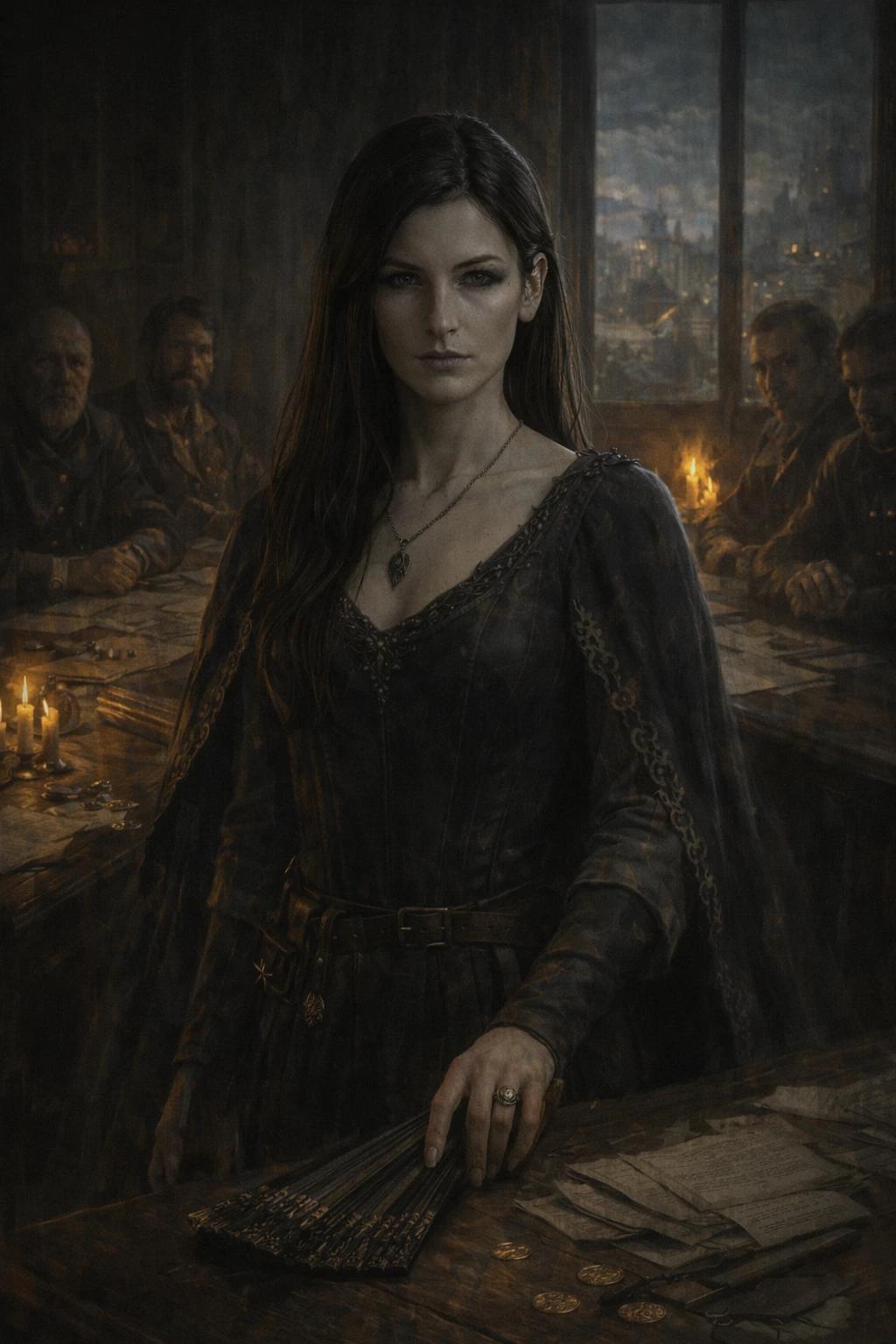 Kallistra the Silent The Silent Vampire, ruler of the shadow Empire and Kingdom thumbnail