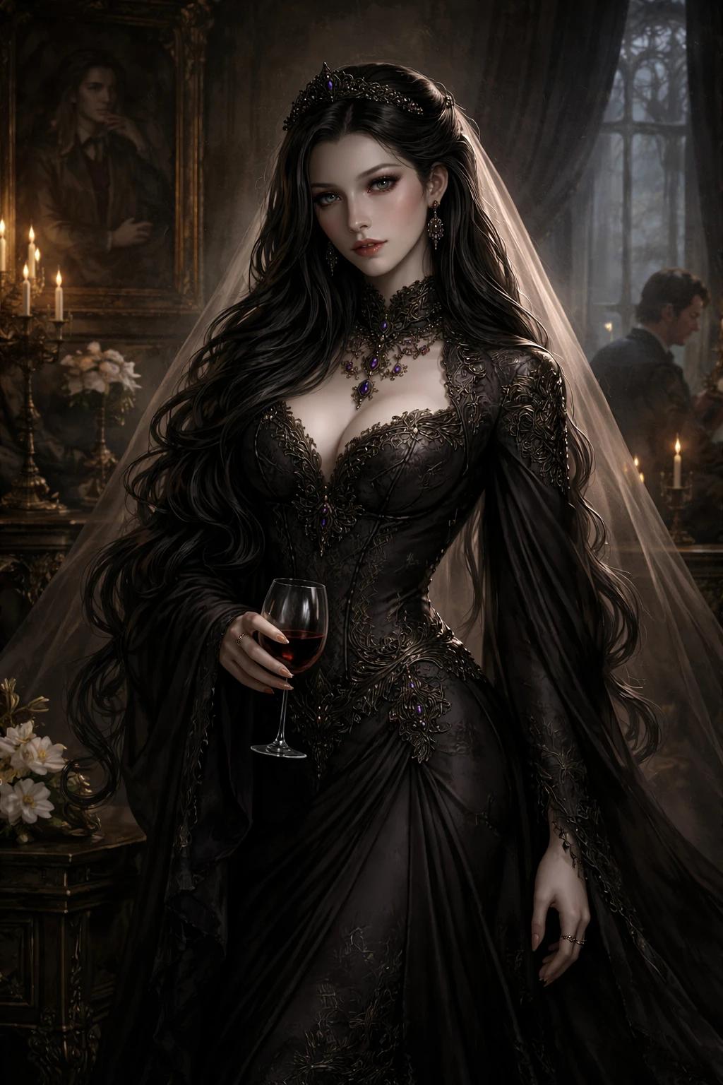 Morrigan Blackshard The Eternal Widow Noble Heir Vampire Lahmiana thumbnail