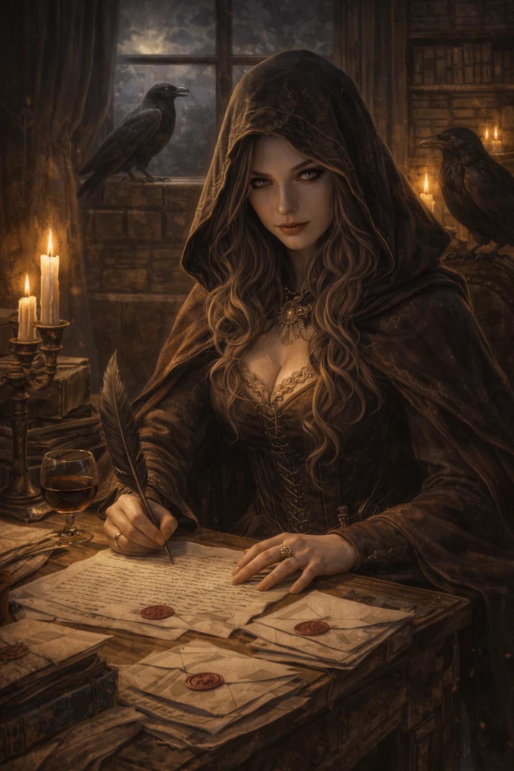 The Lady of the Cards Master Information Weaver of Neutral Espionage thumbnail