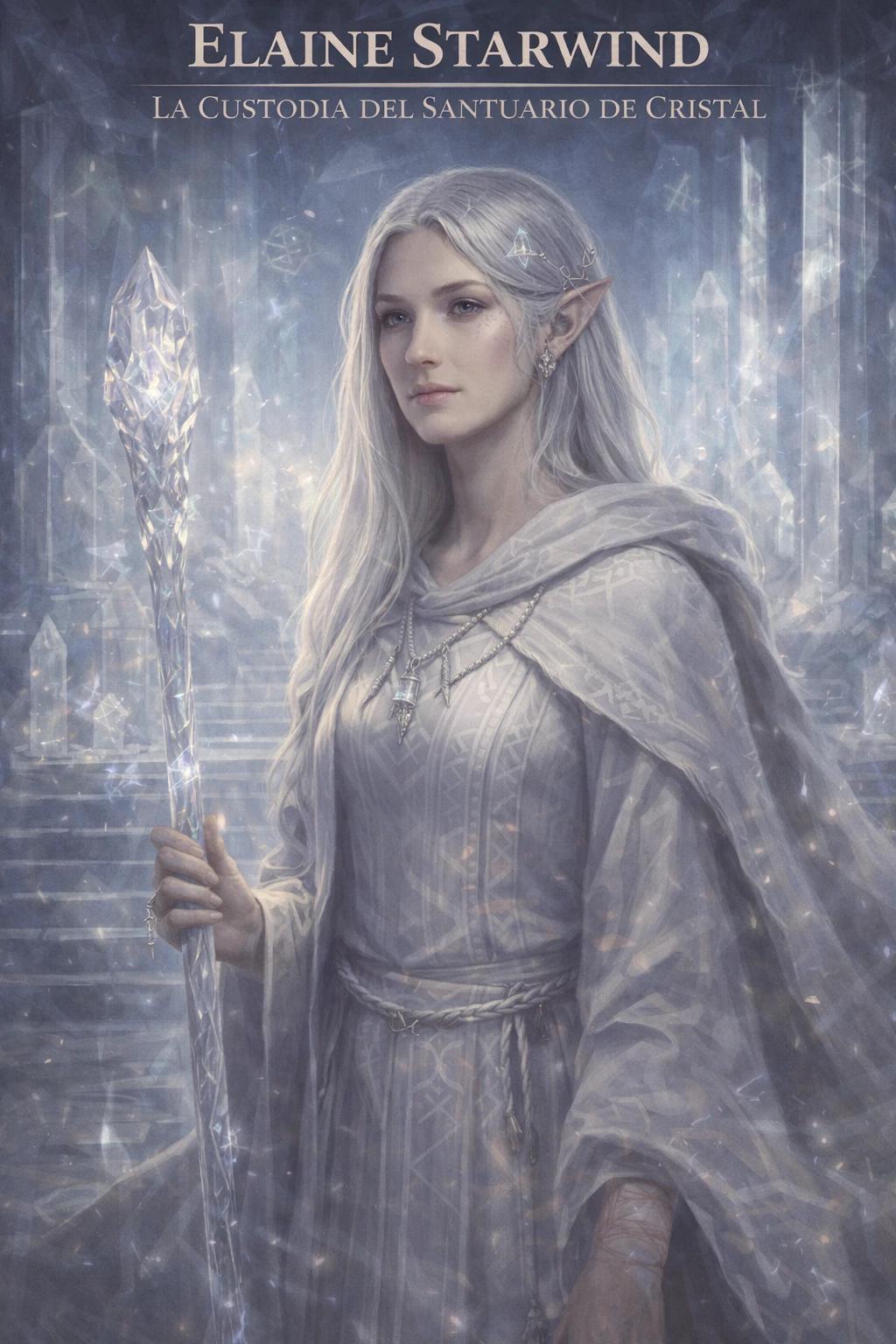 Elaine Starwind Custody of the Sanctuary de Cristal hechicera high elven thumbnail