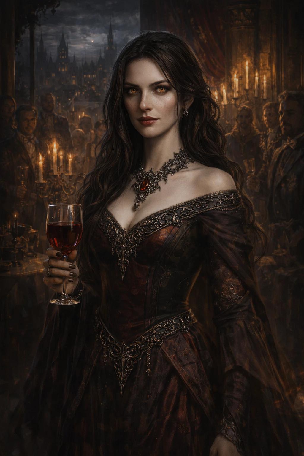 Maeritha Sable The Shadow of the Black Halls Vampira Lahmiana thumbnail
