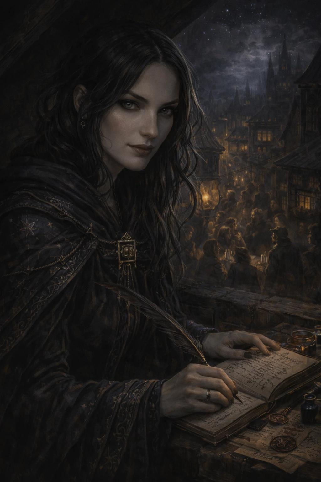 Rhiana Blackloom The Shadow Weaver Sorceress Illusionist thumbnail