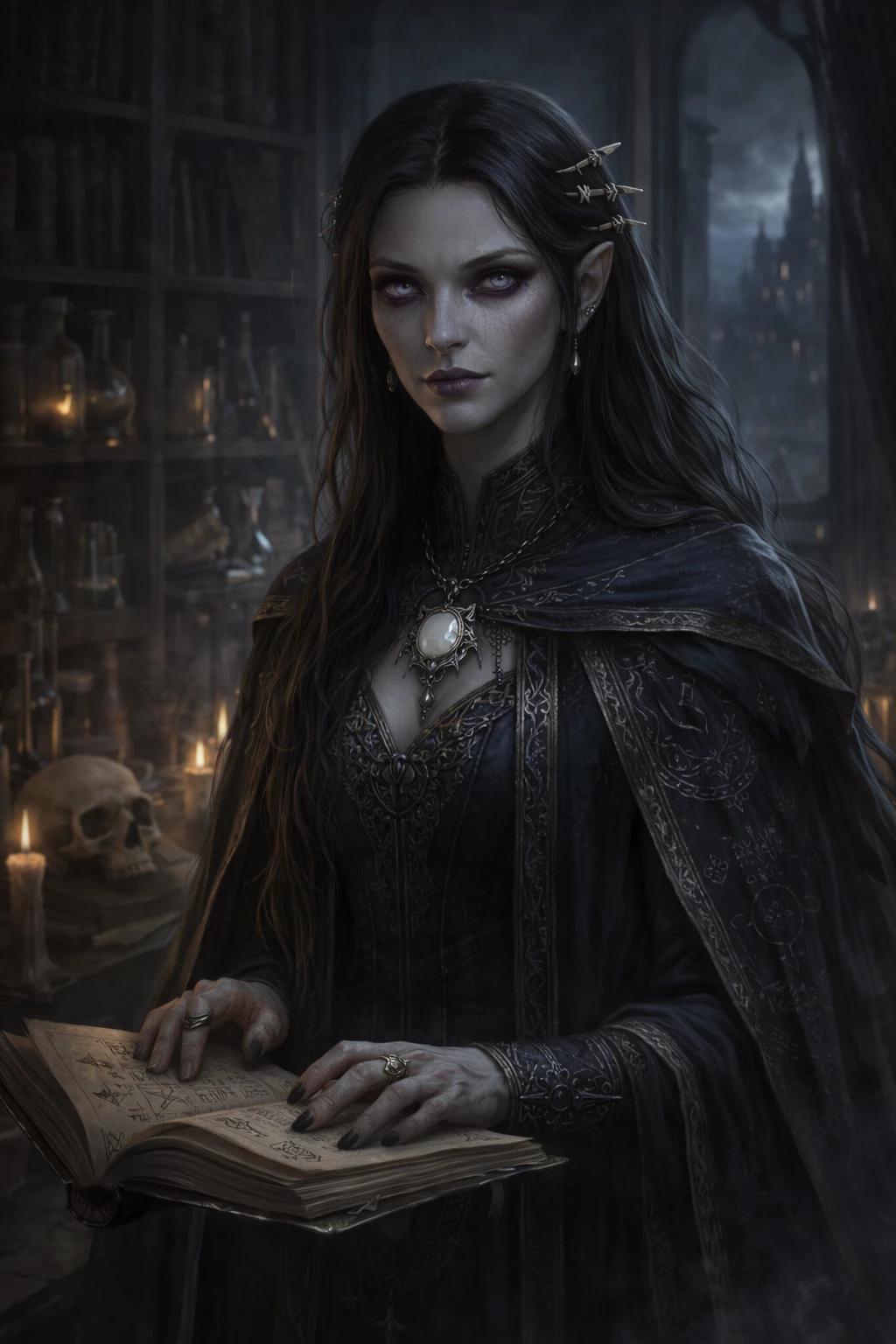 Iskaara with Khal Mother of the Night Pact Vampire Necrarch thumbnail