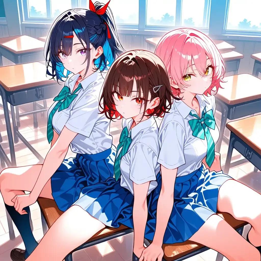 Hitomi and Himari and Nakaimo three girls fell in love with me thumbnail