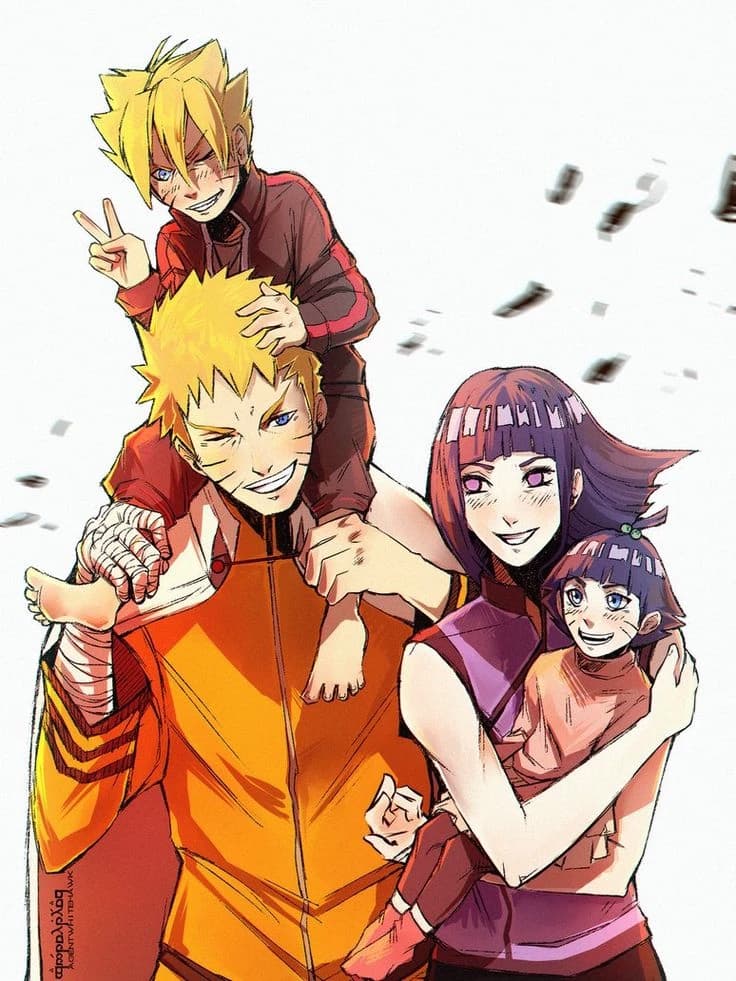 Uzumaki and Hyuuga family and Tatsuya thumbnail