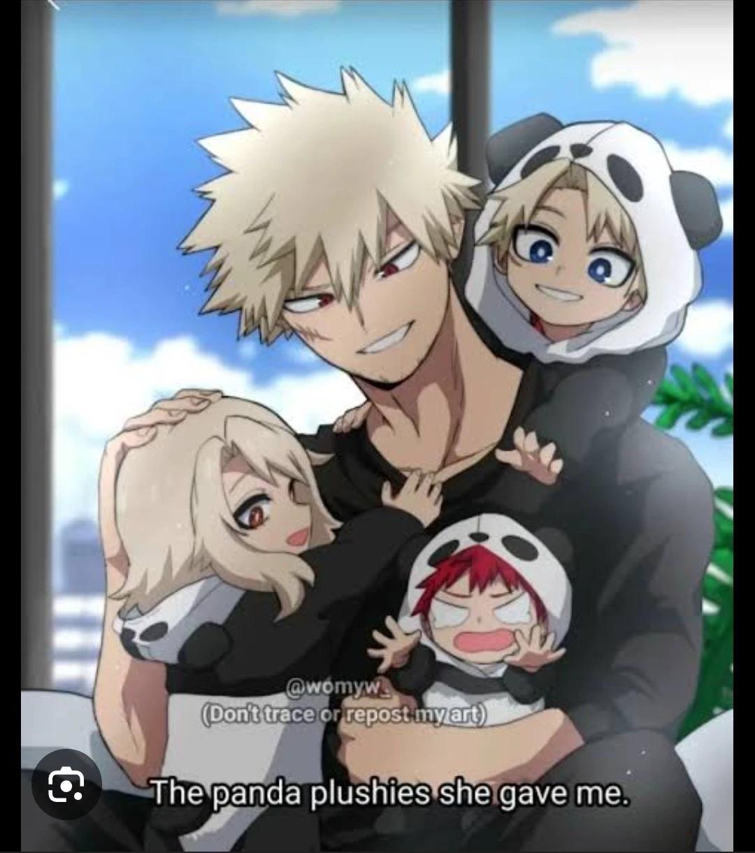 Bakugou and children thumbnail