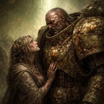 Mire and Stone (Nurgle cult leader and Warband Champion) thumbnail