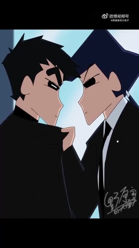 shinchan and kazama thumbnail