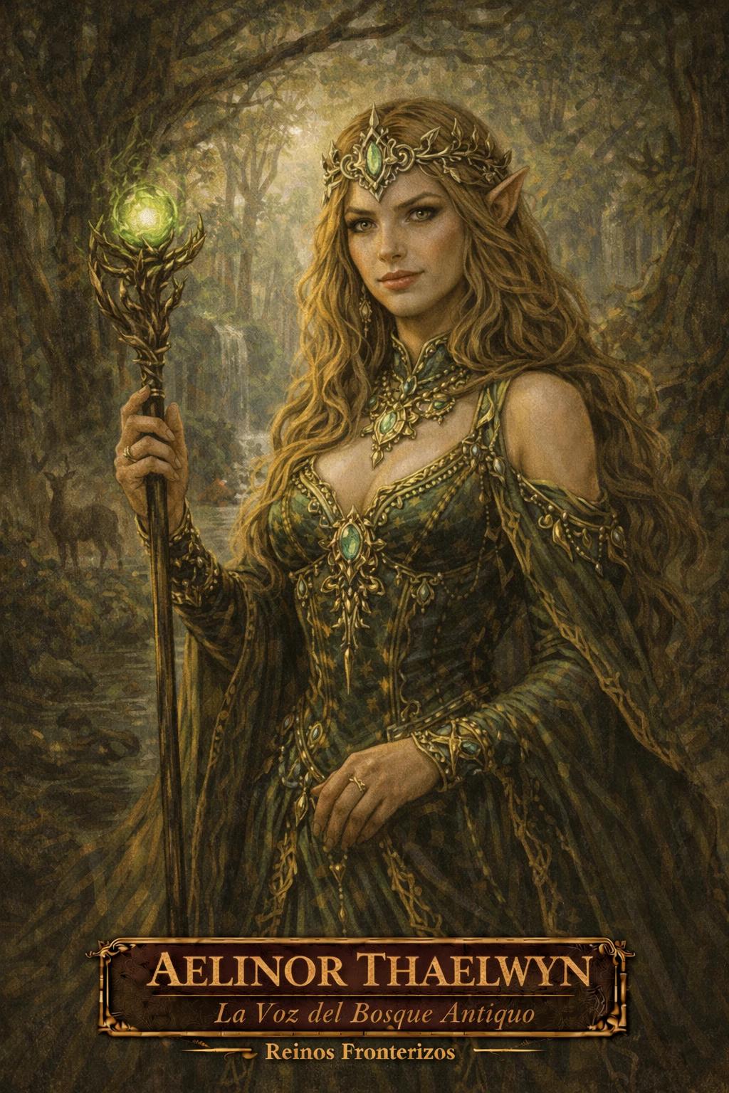 Aelinor Thaelwyn The Voice of the Ancient Forest Territorial diplomat Frontier Kingdoms thumbnail