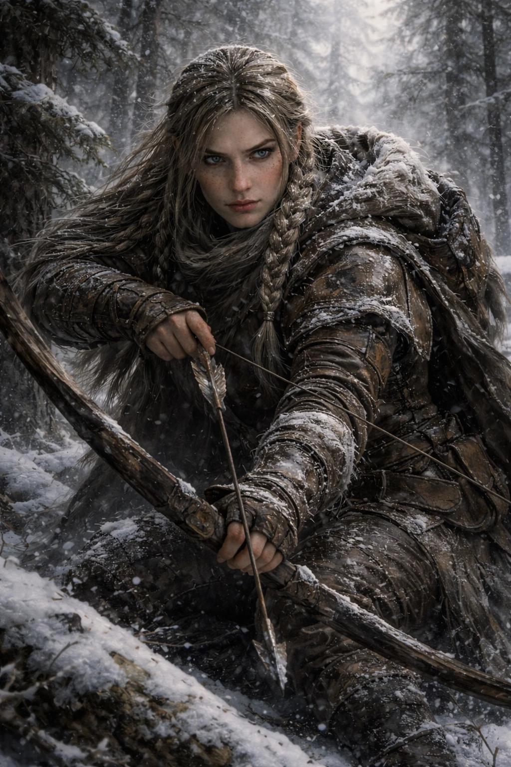 KASYA SNOWTRACK The Huntress of the North Archer Tracker Border Kingdoms thumbnail