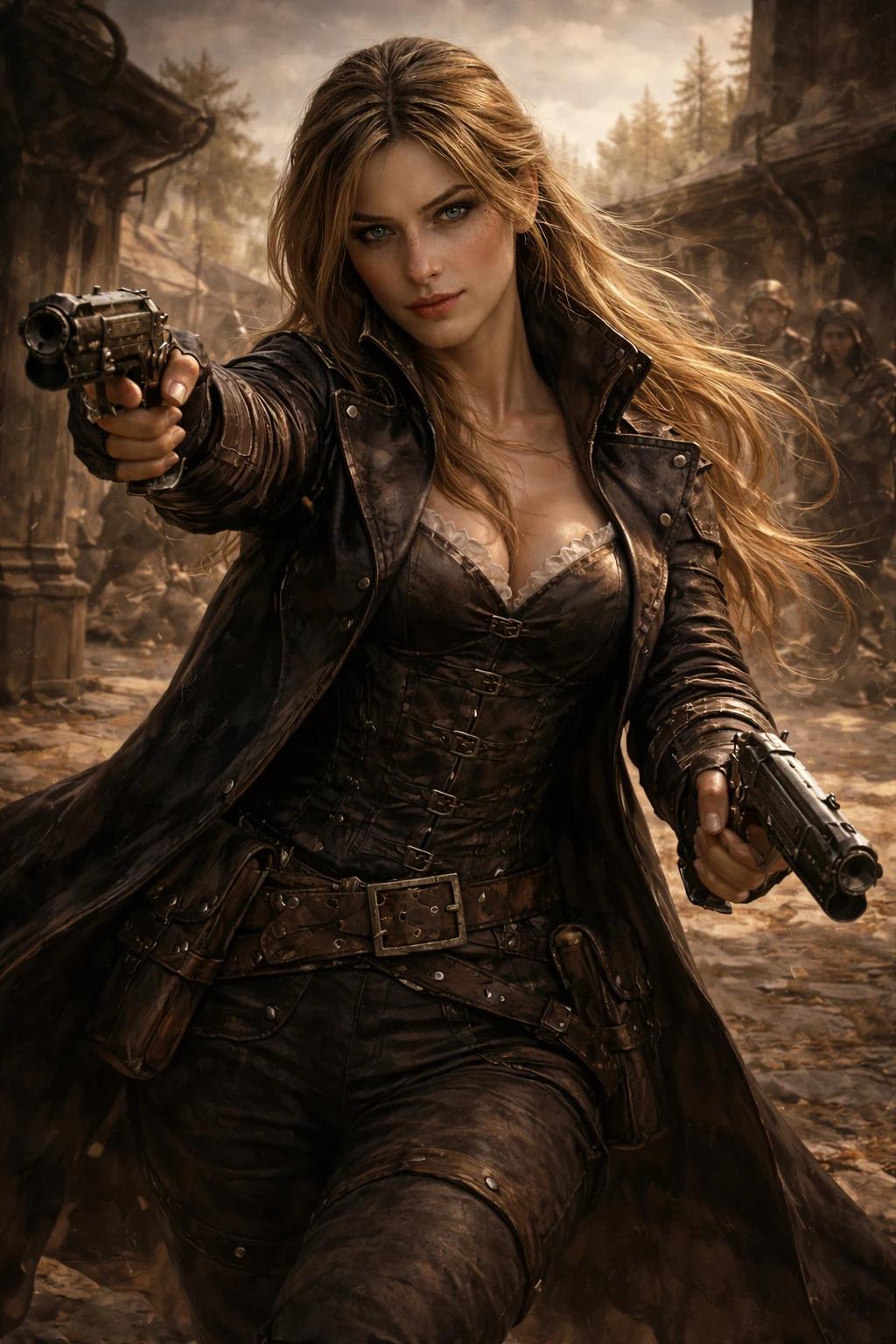 ANIKA VOLM The Gunslinger of the Broken Oath Duelist Armed Border Kingdoms thumbnail