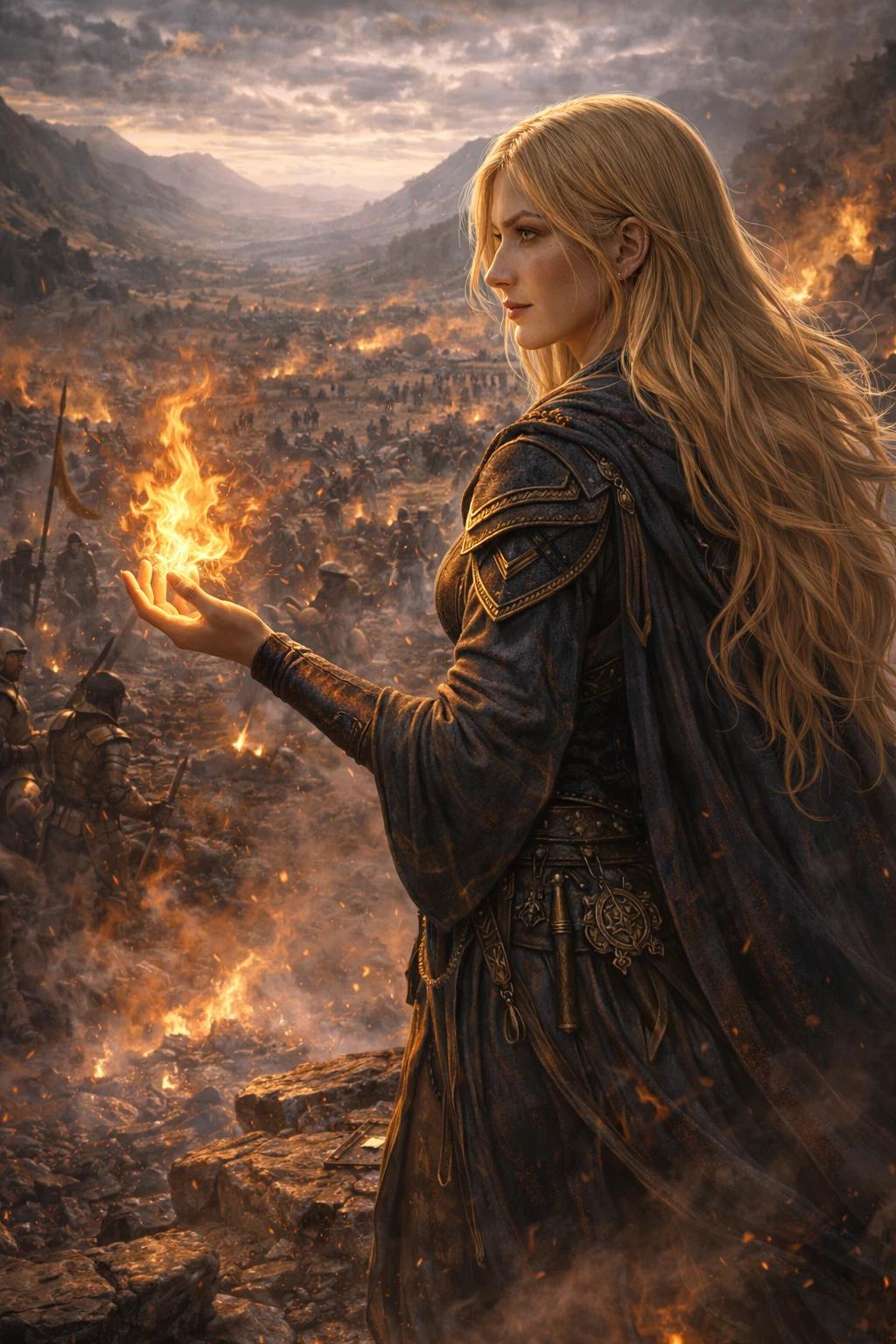 EIRYN SOLSTORM The Serene Flame Mage Border Kingdoms Strategist thumbnail