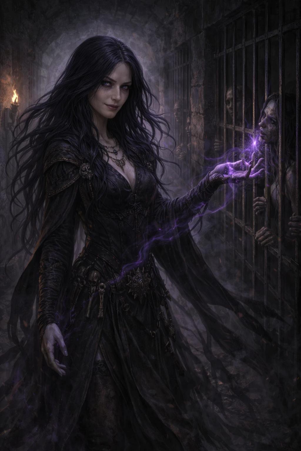 SYRHA NOCTIVANE The Collector of Broken Souls Necromancer Predator Fron Kingdoms thumbnail