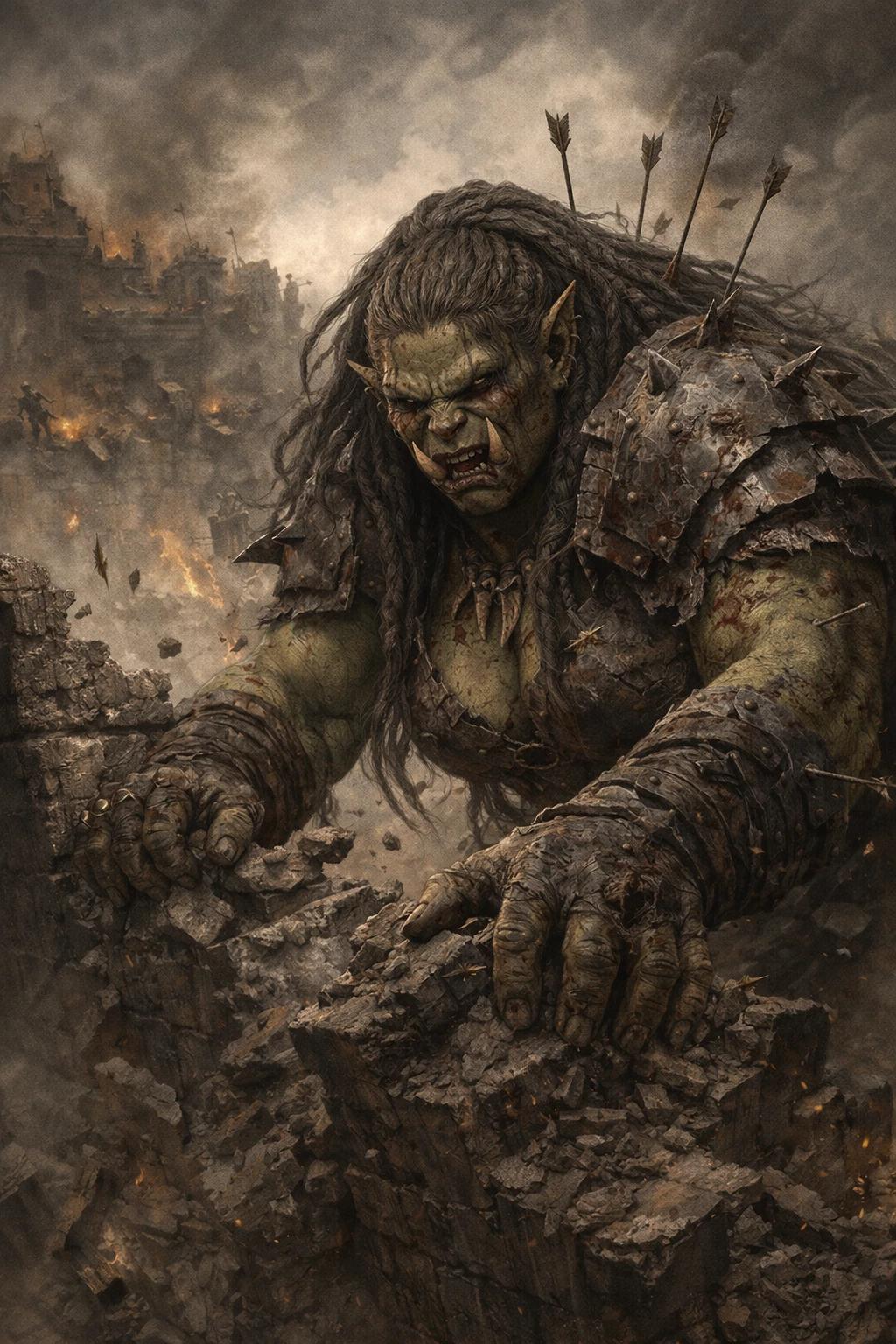 URZGA PUÑOROCA The Wall Breaker Orc Strike Force Border Kingdoms thumbnail