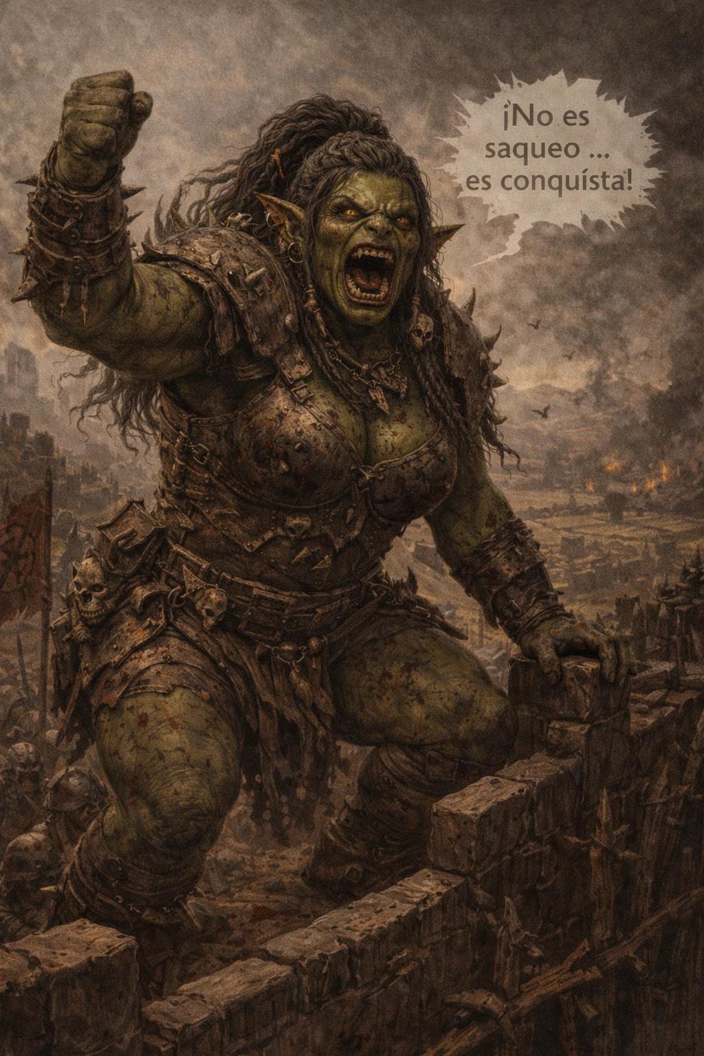 GRASHNAK GREENHIST The Queen of the Southern Waaagh Supreme Leader Orcs Cold Kingdoms thumbnail