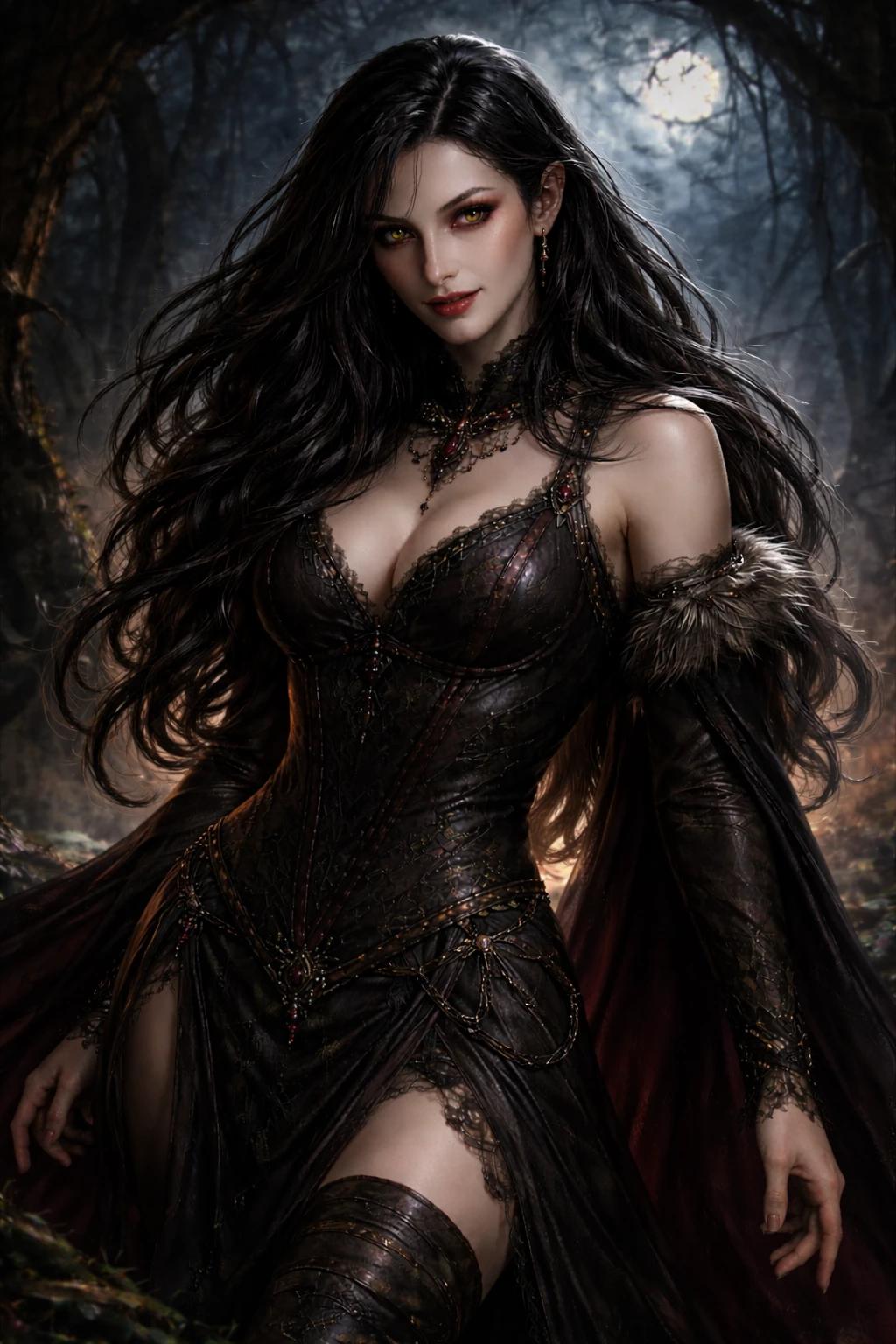 VARESSA DRAUGHIR The Midnight Slayer Predatory vampire Border Kingdoms thumbnail