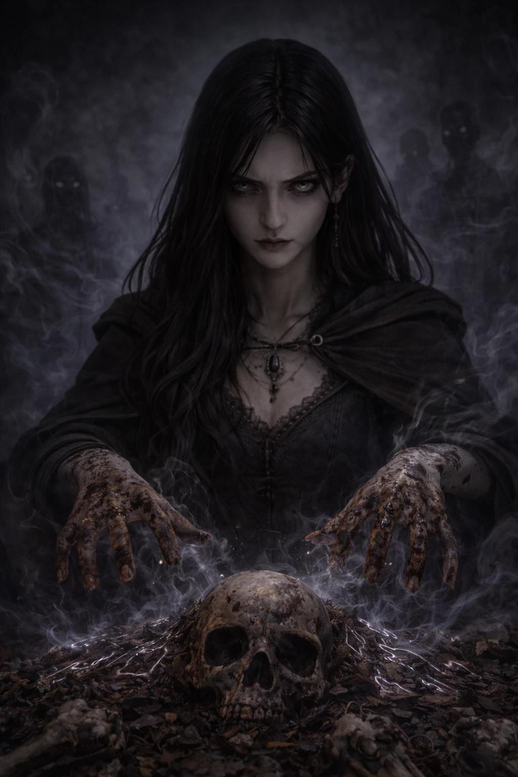 ISKARA VELMORT The Veiled Summoner Vampire Sorceress Border Kingdoms thumbnail