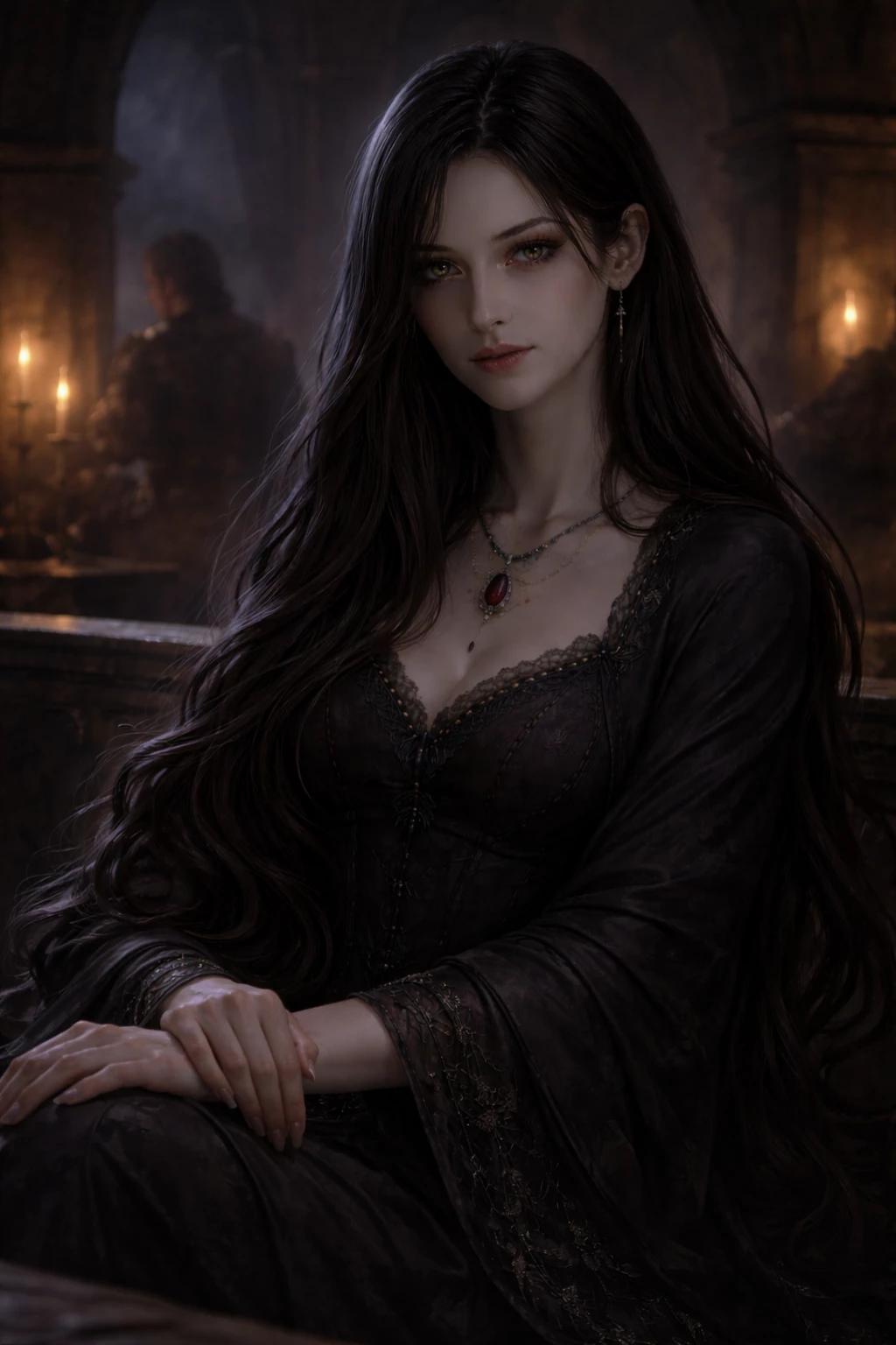 ALYTHRA VON SABLE The Watcher of the Night Throne Vampire spy on the Border Kingdoms thumbnail