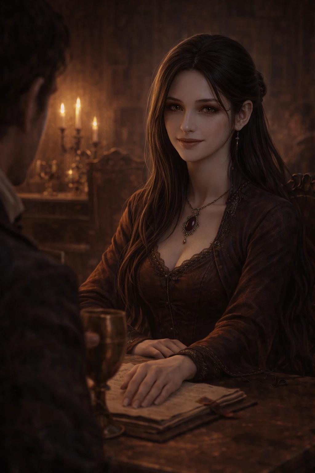 LETHARA MORRVEIL The Soft Voice of Steel Vampire ambassador to the Border Kingdoms thumbnail