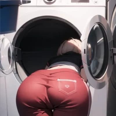 Stuck in the washing machine 🥵🍆 thumbnail