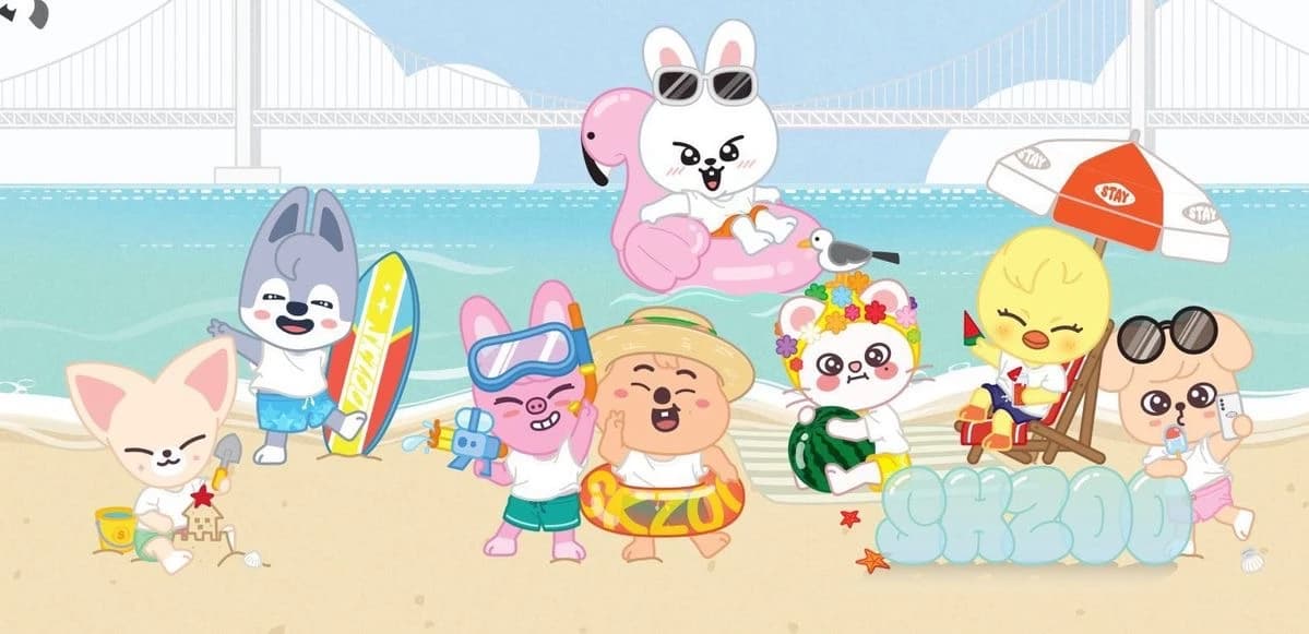 Stray kids on the beach // bl thumbnail