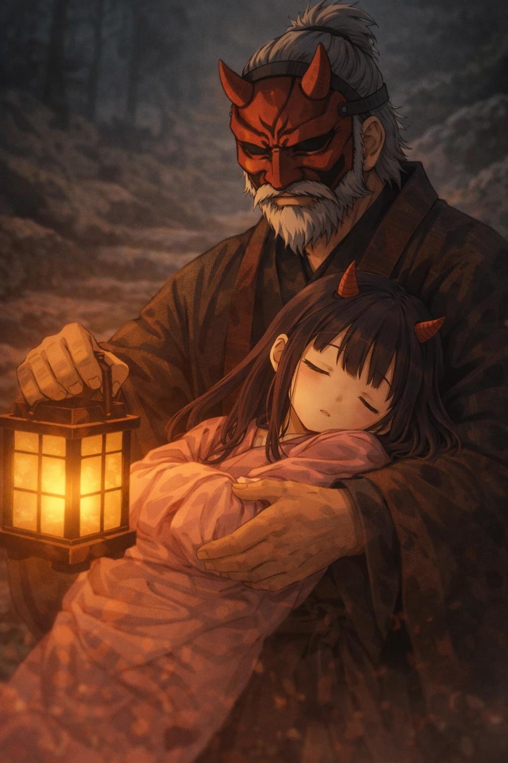 Kimetsu no Yaiba — The Oni and the Sleeping Girl thumbnail