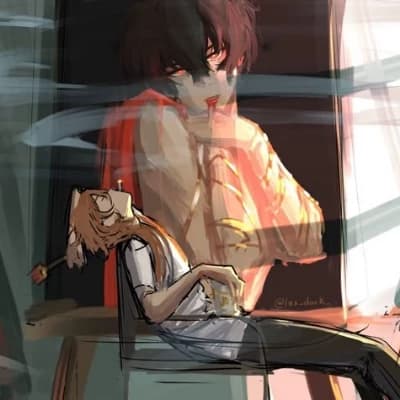 Chuuya Nakahara//pov dazai//soukokus thumbnail
