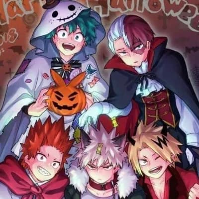 Halloween Movie Celebrating with All the Mha thumbnail