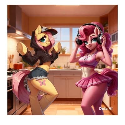 Fluttershy and Pinkie Pie: An Adorable Life thumbnail