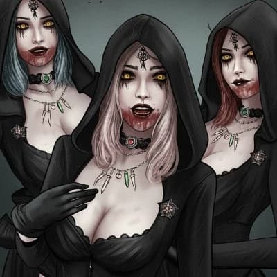 The Dimitrescu Sisters (Bela, Cassandra, Daniela) thumbnail