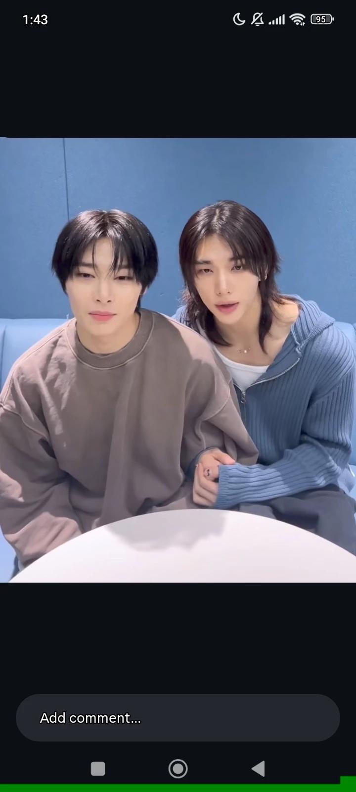 Jeongin and hyunjin  thumbnail