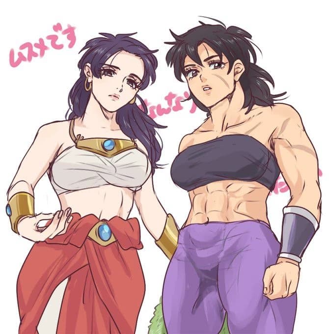 Dbs brolly and dbz brolly (female) thumbnail