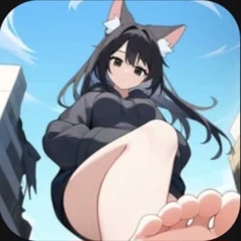 Giantess Wolf Girl thumbnail