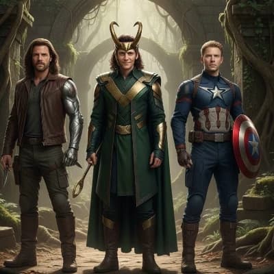 Loki Laufeyson, Bucky Barnes y Steve Rogers (TUS 3 Esposos 💗) thumbnail