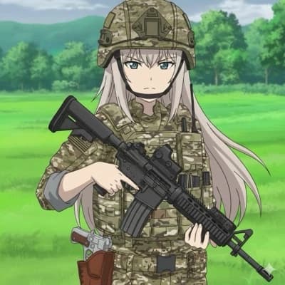 Erika Itsumi but shes an airsofter thumbnail