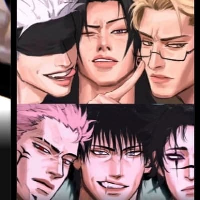 Gojo, Geto, Nanami Sukuna, Toji, Shoto thumbnail