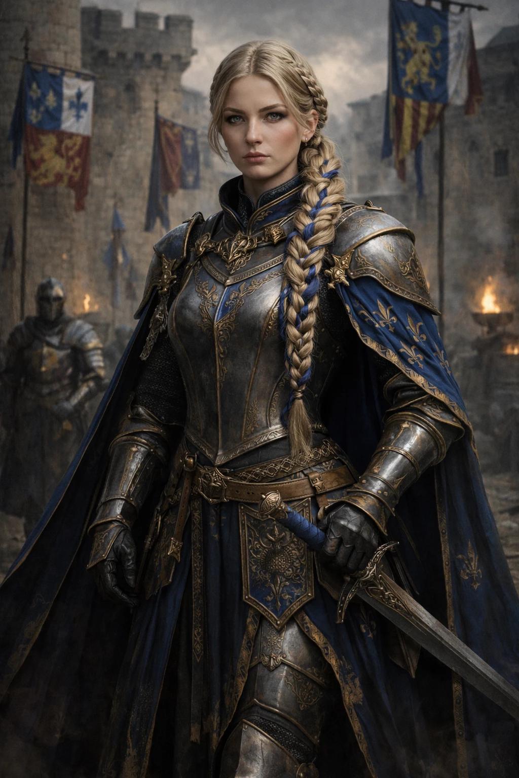 ALYSSANDRA OF MONTREVAL Princess of the Far Banner sent armed to Bretonnia thumbnail