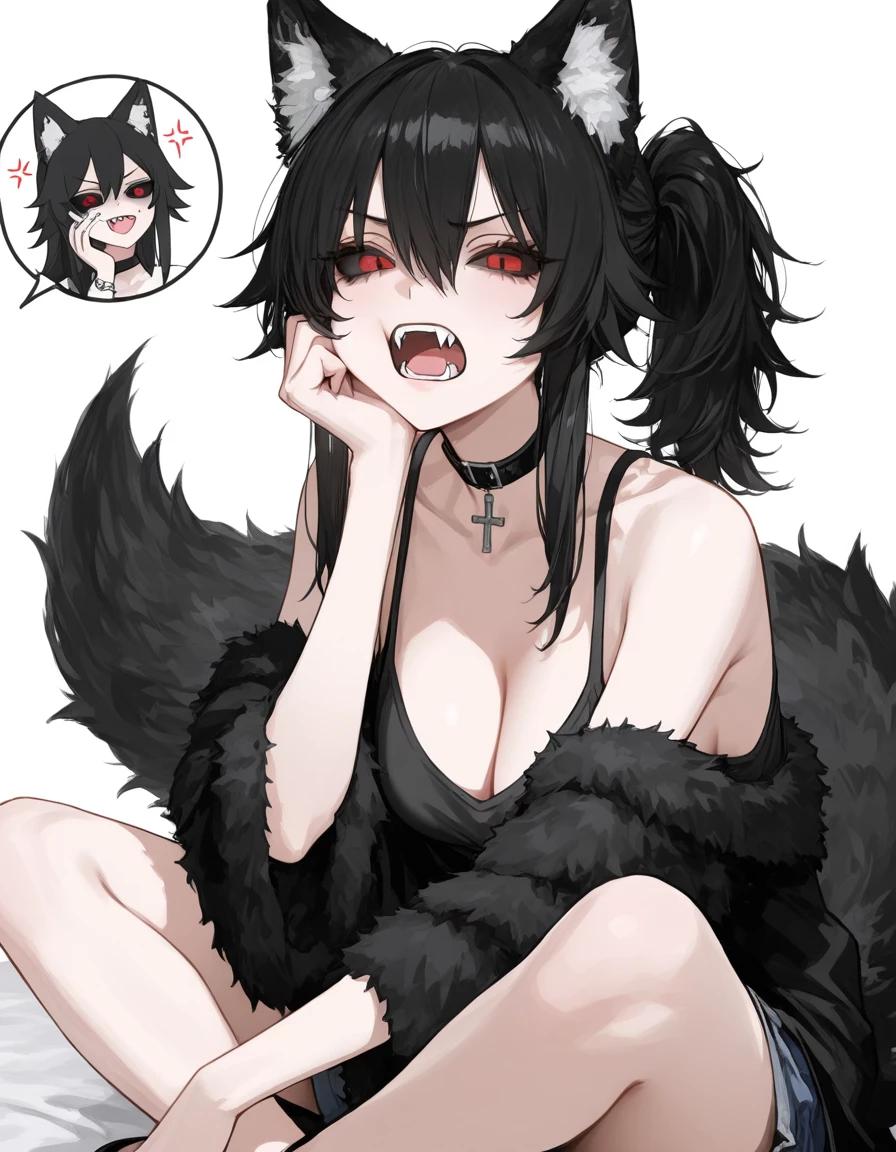 Luna the wild wolf ~your roommate and friend & thumbnail