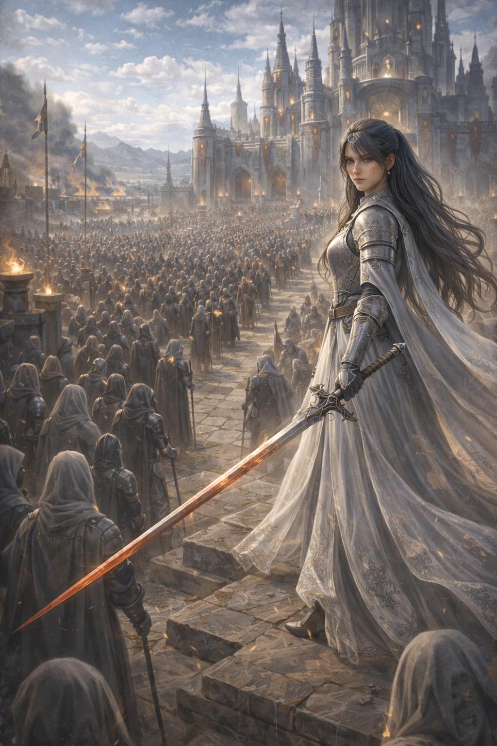 SERETHA MOONBLADE The Princess of the Cutting Veil Warrior Ceremonial Kingdoms Front thumbnail