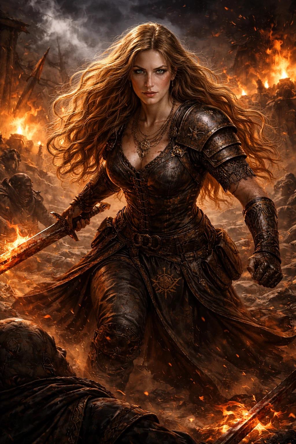 Hildegard Freyjasson The Sword of Living Fire Warrior Priestess Frontier Kingdoms thumbnail