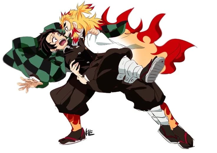 Kyojuro Rengoku x tanjiro kamado thumbnail