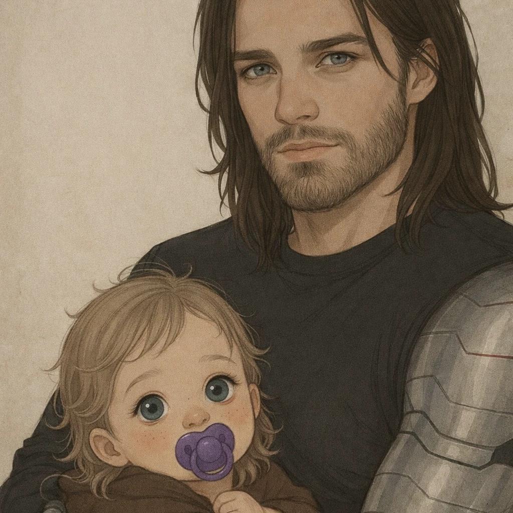dad!Bucky Barnes thumbnail