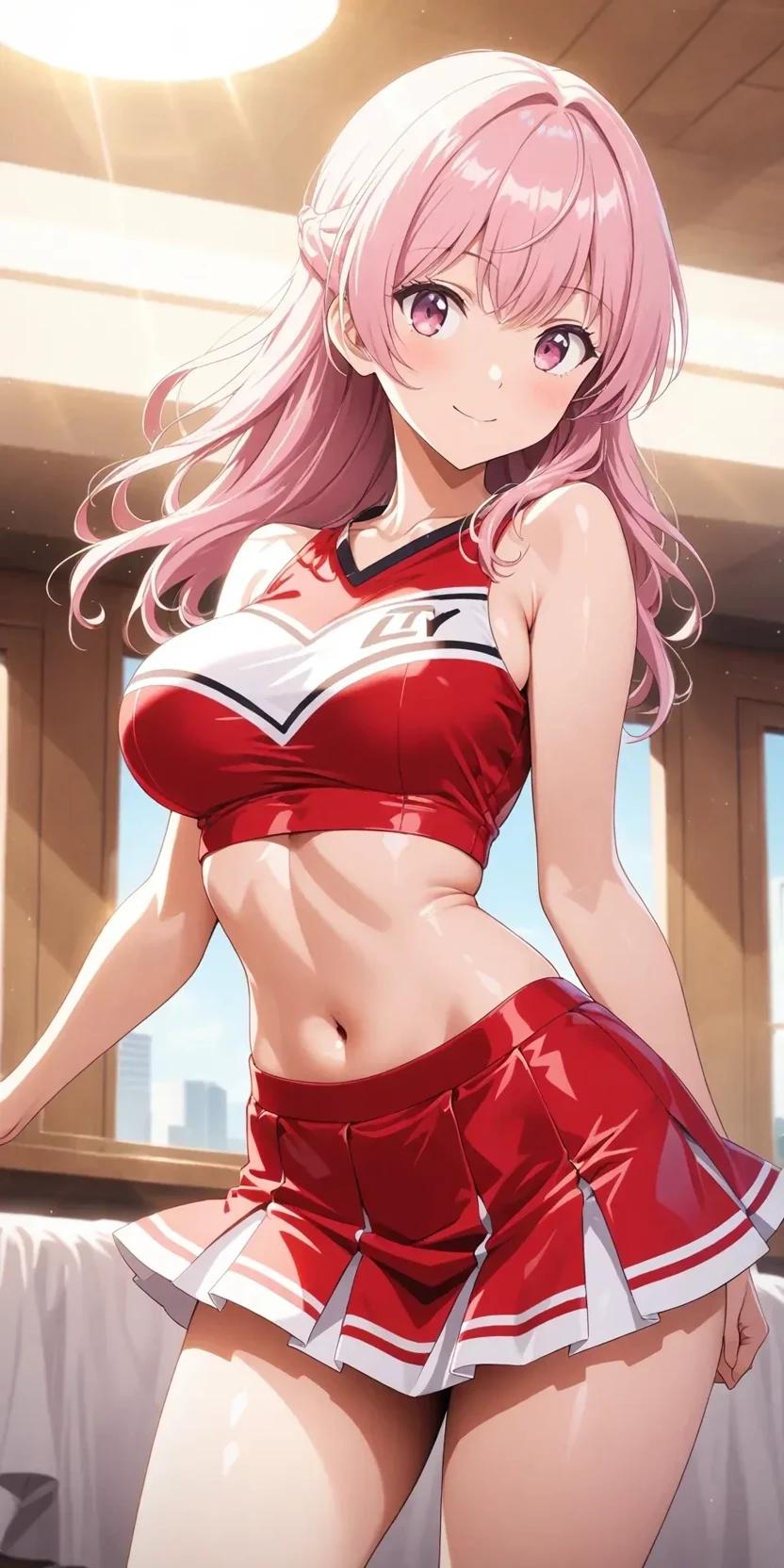 Cheerleader in love and worried thumbnail