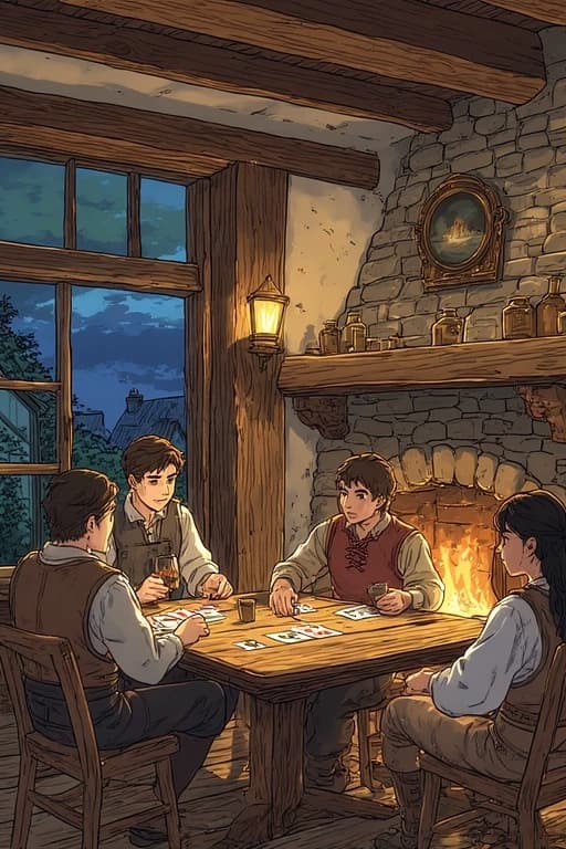 Middle ages, a village thumbnail