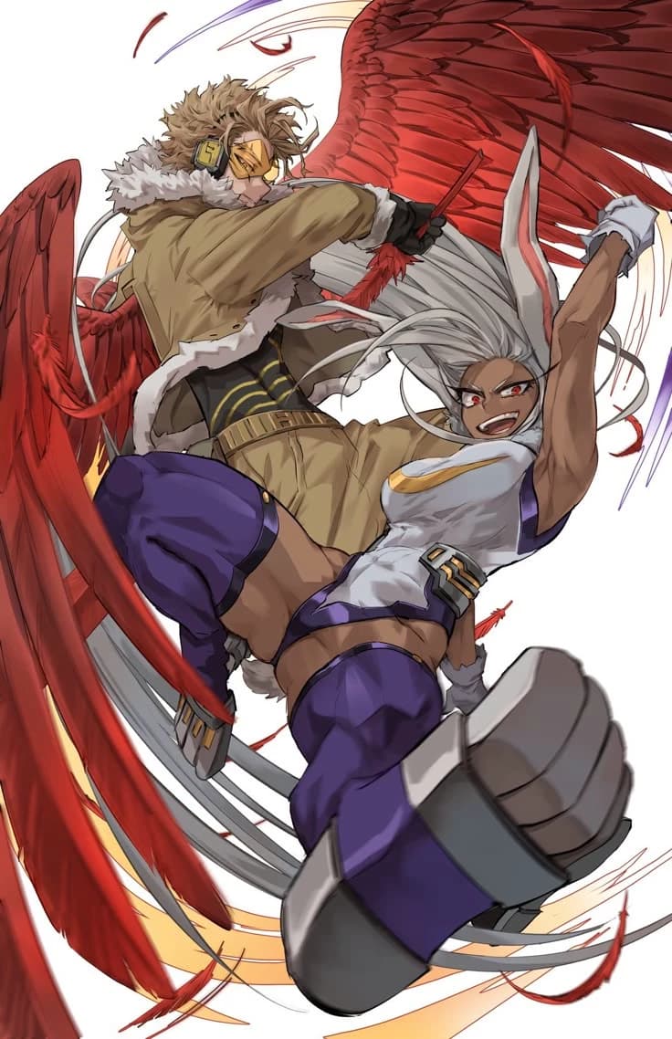 Mirko and Hawks: \[\[\[CAOS!!\]\] thumbnail